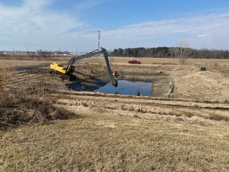 Pond cleanout